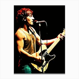 Bruce Springsteen Canvas Print