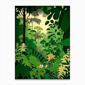 Majestic Jungles 5 Rousseau Inspired Canvas Print