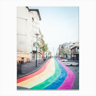 Rainbow Road Canvas Print