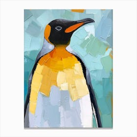 King Penguin St Andrews Bay Colour Block Painting 2 Canvas Print