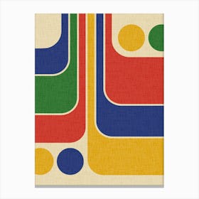 Throwback Mid Century Modern Geometric Abstract Lienzo