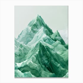 Abstract Mountains 1 Canvas Print