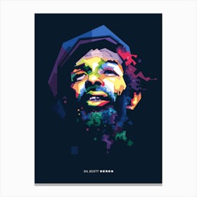 Gil Scott Heron 1 Canvas Print