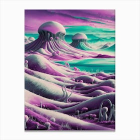 Alien Landscape Canvas Print