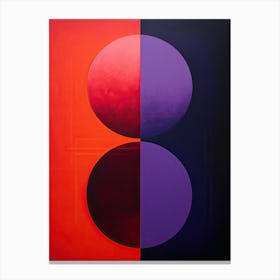 'The Spheres' Bauhaus style Canvas Print