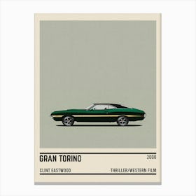 Gran Torino Car Movie Canvas Print