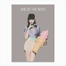 One Of The Boys Katy Perry Canvas Print