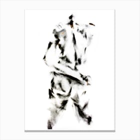 Charcoal Nude Canvas Print