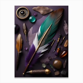 Feather Quill Canvas Print