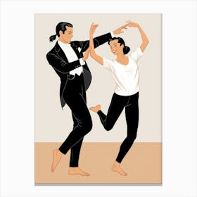 Tango Dancers 1 Canvas Print