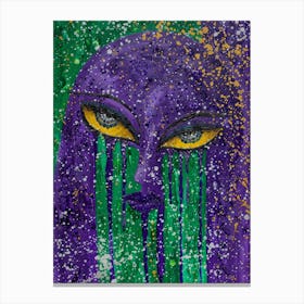 Mardi Gras Mask Canvas Print