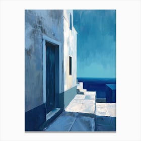 Blue Door, Greece Canvas Print