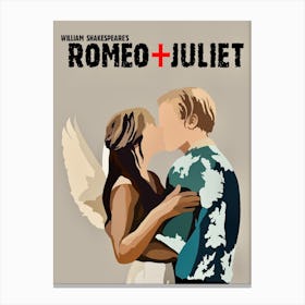 Romeo and Juliet Print | Romeo and Juliet Movie Print Canvas Print