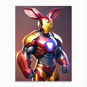 Iron Bunny 5 Canvas Print
