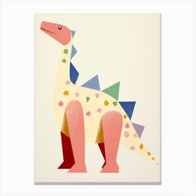 Nursery Dinosaur Art Einiosaurus Canvas Print