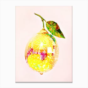 Shiny Lemon Canvas Print