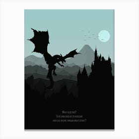 Paarthurnax Canvas Print