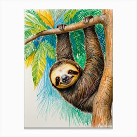 Sloth 2 Canvas Print