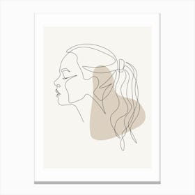 Portrait Of A Woman Canvas Print