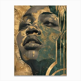 Gold And Gold Canvas Print