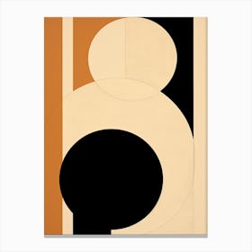 Geometric Harmony: Bauhaus Elegance Canvas Print