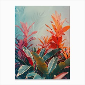 Tropical Plants Canvas Print