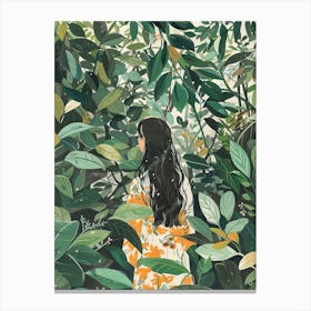 In The Garden Shanghai Botanical Gardens 1 Canvas Print