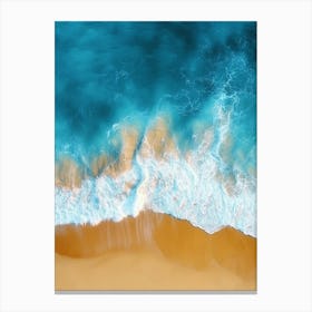 Sand And Sea Canvas Print