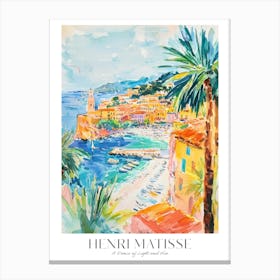 Matisse Print Coastal Eclectic Maximalist Trendy Decor Matisse Poster Gift Idea Canvas Print