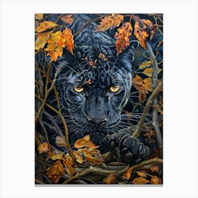 Black Panther 13 Canvas Print