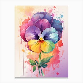 Pansies Canvas Print