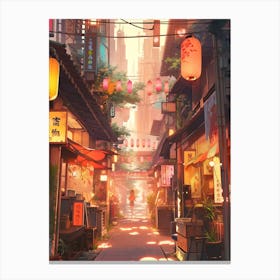 Asian Street Art Canvas Print