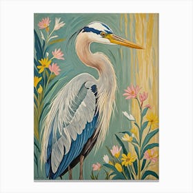 Blue Heron Canvas Print