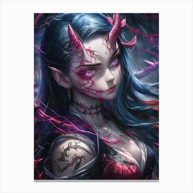 Demon Nezuko Canvas Print