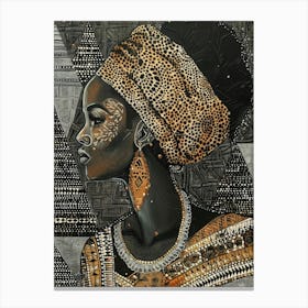 African Woman 110 Canvas Print