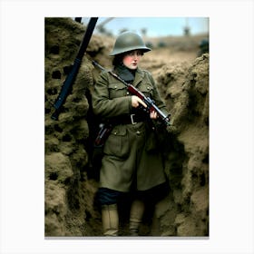 Warriors of WWI Reimagined 112 Canvas Print