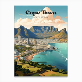 Cape Town South Africa 4 Travel Poster 3 4 Resize Canvas Print