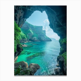 Cave In The Mountains 1 Canvas Print