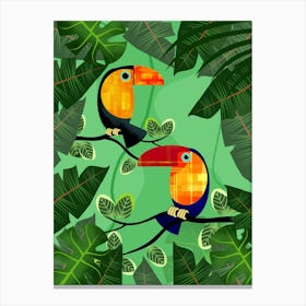 Toucans Canvas Print