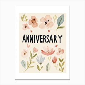 Anniversary Canvas Print