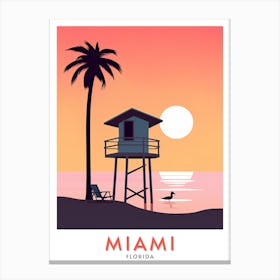 Miami Beach Canvas Print