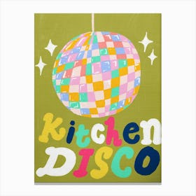 Kitchen Disco 1 Canvas Print