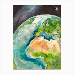 Earth Painting Canvas Print