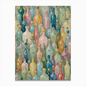 Bottles Canvas Print