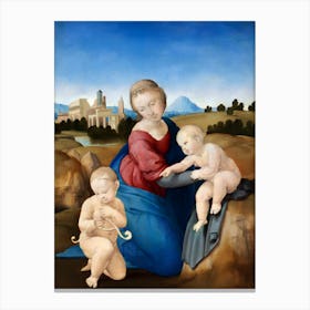 Madonna And Child 2 Canvas Print