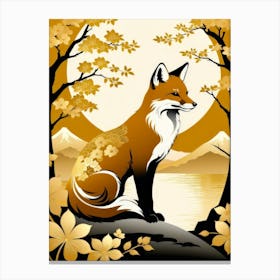 Japan Golden Fox 20 Canvas Print