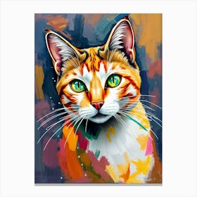 Cat Painting 1 Canvas Print