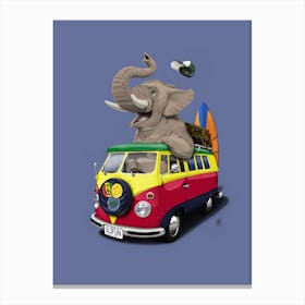 Pack the Trunk (Colour) Canvas Print