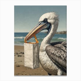 Pelican 11 Canvas Print