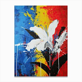 Abstract Flower, Pop Art Canvas Print